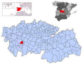 Kaart van Retamoso de la Jara