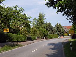 Rethwisch (Kreis Stormarn), Ortseingang Rethwischdorf