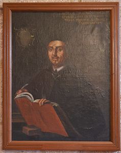 Retrat d'Ènnec de Vallterra, galeria de bisbes de la catedral de Sogorb.JPG