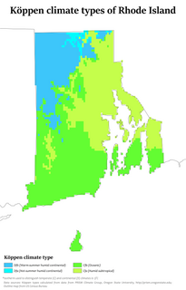 <span class="mw-page-title-main">Climate change in Rhode Island</span> Climate change in the US state of Rhode Island