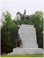 Virginia State Monument (1917), Gettysburg Battlefield. Robert-E-Lee-by-Sievers.jpg