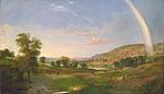 Landskap med regnbåge, 1859