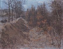 Der Wilde Graben neben der Chausee, 1888