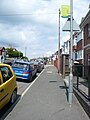 The bus stop in Monkton Street, Ryde, Isle of Wight. It is served by Southern Vectis routes 2, 3 and 8, however from the timetable change on 5 September 2010 will only be served by routes 3 and 8.