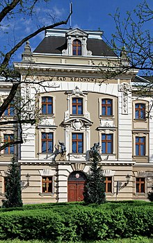 The District Court of Cieszyn built in 1905, an ideal example of the town's long prosperous history and its impact on architecture