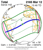 Solar Eclipse Of January 27, 2093