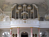 Saarbrücken Basilika St. Johann Innen Orgelempore.JPG