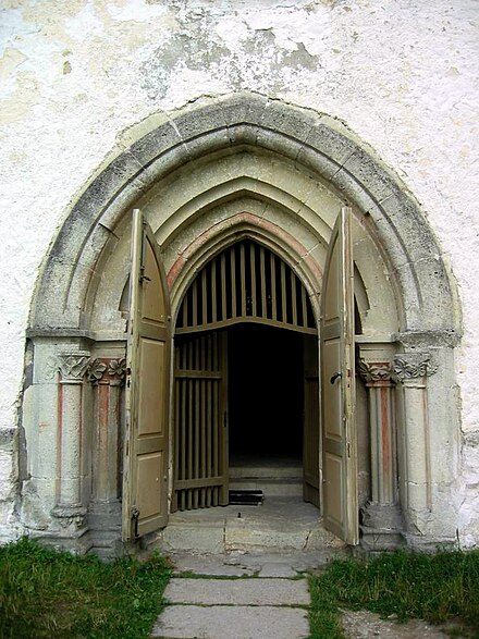 The portal of Karja Church