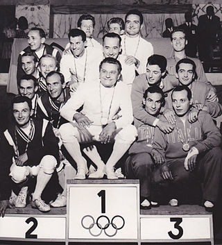 <span class="mw-page-title-main">Fencing at the 1960 Summer Olympics – Men's team sabre</span> Fencing at the Olympics