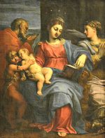 Sainte Famille avec sainte Marguerite, Agostino Carracci 001.JPG