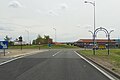 Ancienne Route N7 dans sa traversée de Saint-Fargeau-Ponthierry (entrée nord de la ville). Saint-Fargeau-Ponthierry, Seine-et-Marne, France