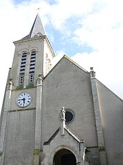 Façade de l'église.