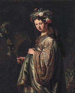 <i>Flora</i> (Rembrandt, Hermitage) 1634 painting by Rembrandt