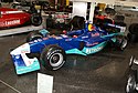 Sauber C20 2001 Formula1 Racer Nick Heidfeld Petronas-Red Bull Racing LSideFront SATM 05June2013 (14597429951).jpg