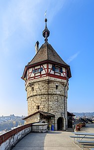 Munot tower Schaffhausen Switzerland