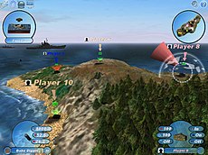 Scorched 3D is a 3D polygonal artillery game. Scorched 3D 40.1 screenshot 2.jpg