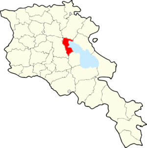 Haritada Sevan bölgesi