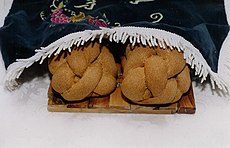 File:Challah bread on a pan.jpg - Wikimedia Commons