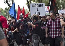 Shaggy 2 Dope and others at the Juggalo March Shaggy 2 Dope Insane Clown Posse 2017 Juggalo March (37464354891).jpg