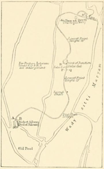 Map of the Siloam Tunnel in the 1884 sketch by Charles Warren and Claude Reignier Conder, showing also Warren's Shaft, the Pool of Siloam and the Fountain of the Virgin. Siloam Tunnel sketch 1884.png