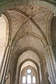 East view, interior of the abbey church (12th-13th century)