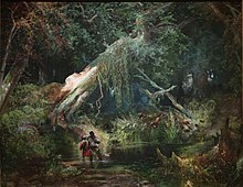 Thomas Moran, Slave Hunt, Dismal Swamp, Virginia, 1862, oil on canvas, Philbrook Museum of Art Slave Hunt, Dismal Swamp, Virginia by Thomas Moran.JPG