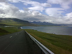 Droga nr 54 w północno-zachodniej części półwyspu Snæfellsnes