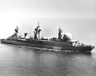 Soviet communications ship <i>SSV-33</i> Command and control ship operated by the Soviet Navy