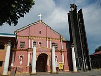 St. John the Baptist Church facade in Tiaong,Quezon.jpg