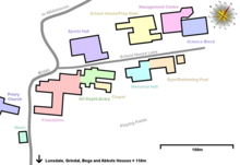 An overview map of the school. StBeesSchoolMap.png