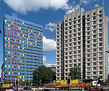 St George's Tower, the 2nd tallest building in Leicester (left) and Elizabeth House, the 15th tallest (right) St George's Tower, St George's Way and Elizabeth House, Waterloo Way, Leicester 3106260 c38c9bc2.jpg