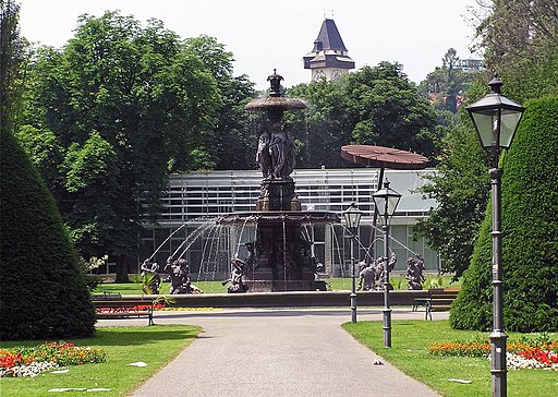 Stadtpark Graz - Springbrunnen2