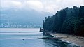 Stanley Park počas daždivého dňa