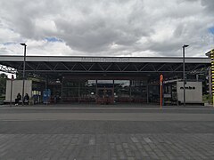 Bâtiment de la gare en 2020.