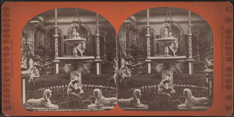 File:Statues in a Conservatory, Fifth Avenue, New York, from Robert N. Dennis collection of stereoscopic views.png