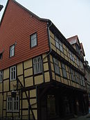 Denkmalgeschütztes Wohnhaus in der Steinbrücke 1, 2 in Quedlinburg