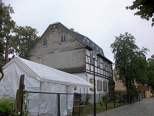Stollberg (Erzgeb.), Fachwerkhaus Am Mühlgraben