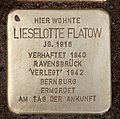 Lieselotte Flatow, Mommsenstraße 50, Berlin-Charlottenburg, Deutschland