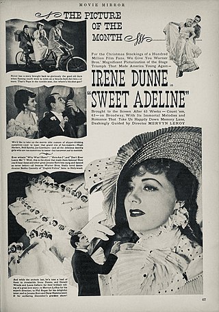 <i>Sweet Adeline</i> (1934 film) 1934 film by Mervyn LeRoy