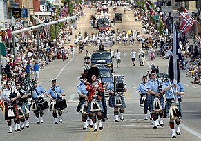 The annual Syttende Mai Parade in Stoughton, Wisconsin Syttende Mai Parade.jpg