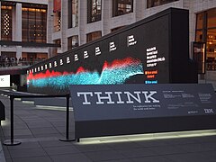 IBM Think-themed exhibit at Lincoln Center in 2011.