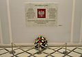 Tablica upamiętniająca parlamentarzystów, którzy zginęli w katastrofie lotniczej pod Smoleńskiem