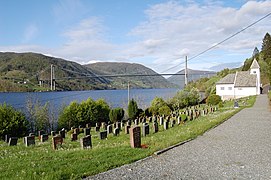 Takvam chapel and Osterøy bridge