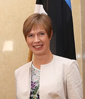 Kersti Kaljulaid Estonian politician