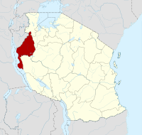 محل قرار گرفتن استان کیگوما در نقشه تانزانیا
