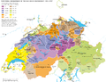 Territorial development of Old Swiss Confederacy, 1291–1797