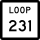 Indicatorul autostrăzii State Loop 231