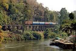 ทางรถไฟสายมรณะช่วงที่ผ่านช่องเขาขาด