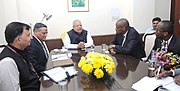 Thumbnail for File:The Minister of Industry, Small and Medium Enterprises &amp; Promotion of Private Sector, Guniea, Mr. Boubacar Barry calling on the Union Minister for Micro, Small and Medium Enterprises, Shri Kalraj Mishra.jpg