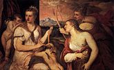 Venus Blindfolding Cupid label QS:Len,"Venus Blindfolding Cupid" label QS:Lpl,"Wychowanie Amora" circa 1565 date QS:P,+1565-00-00T00:00:00Z/9,P1480,Q5727902